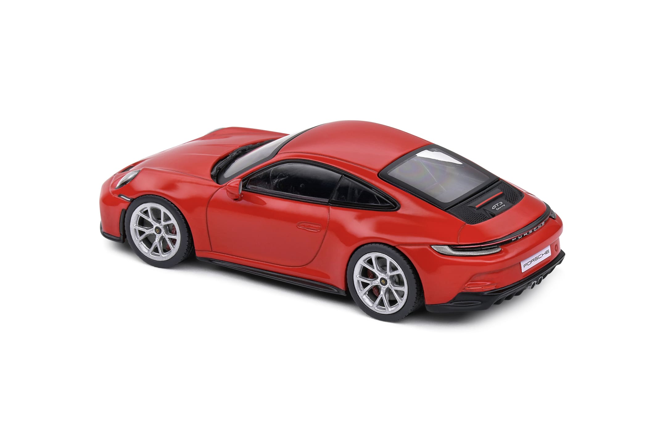 Porsche GT3 Touring 2023 Modellauto 1_43 in Rot von Solido - Detailgetreue Nachbildung