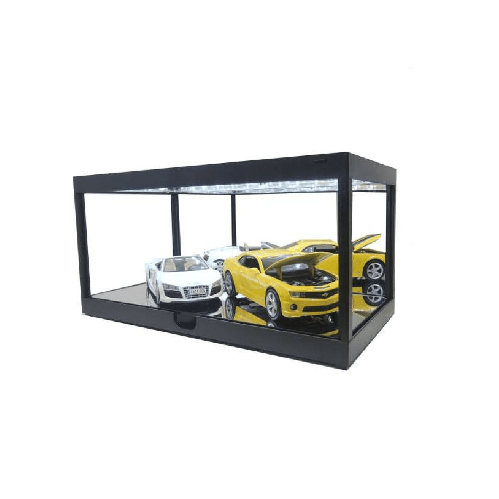 Triple9 Modellauto Vitrine 1_18 LED beleuchtet mit Spiegelrueckwand