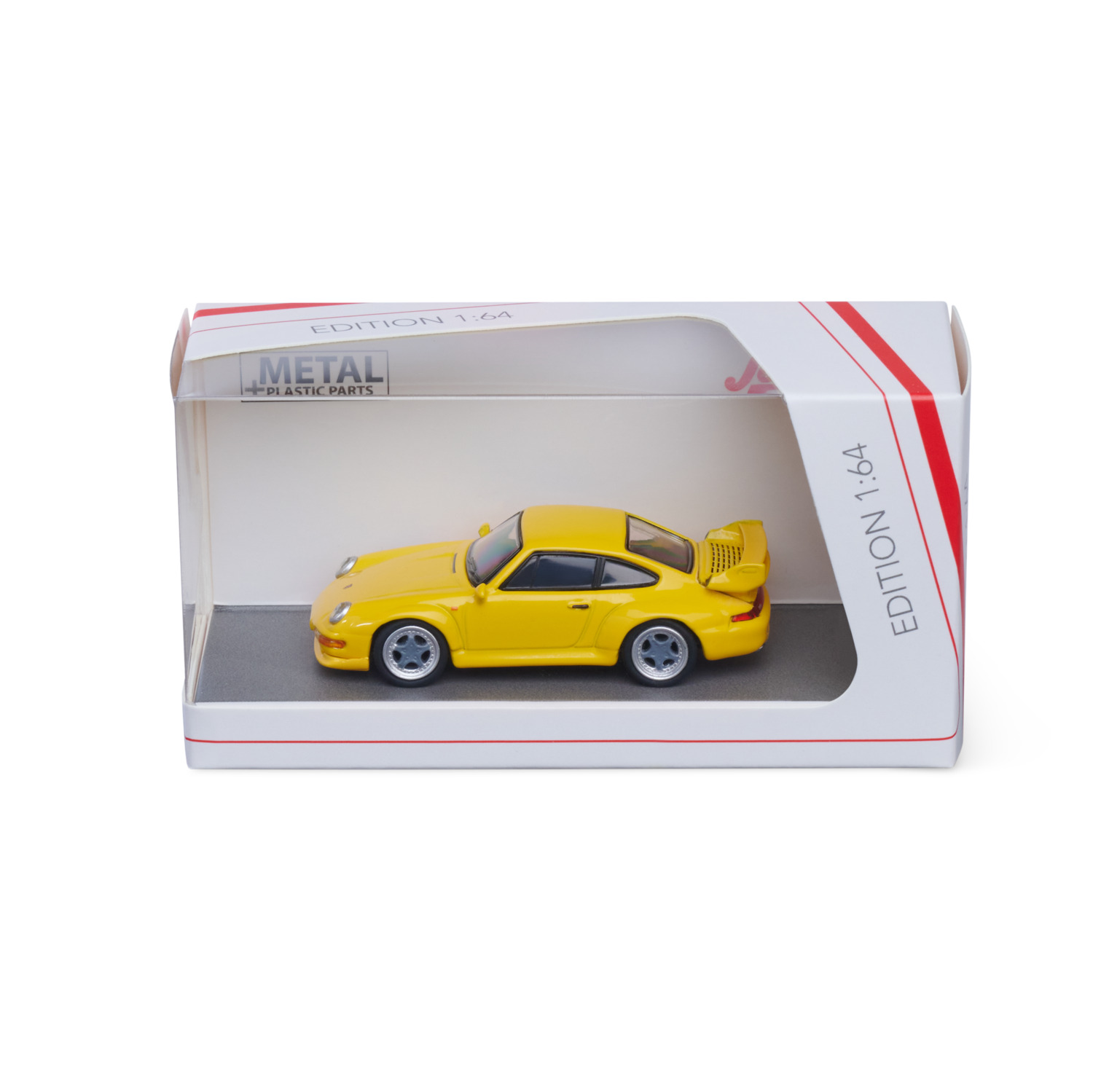 Schuco 1_64 Porsche 911 GT2 _993_ Gelb Standmodell