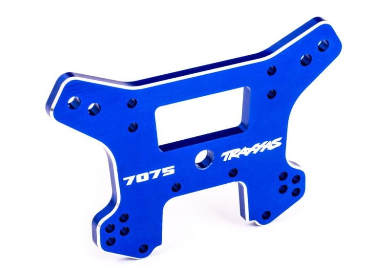 Traxxas Dämpferbrücke vorn 7075-T6 Alu blau eloxiert