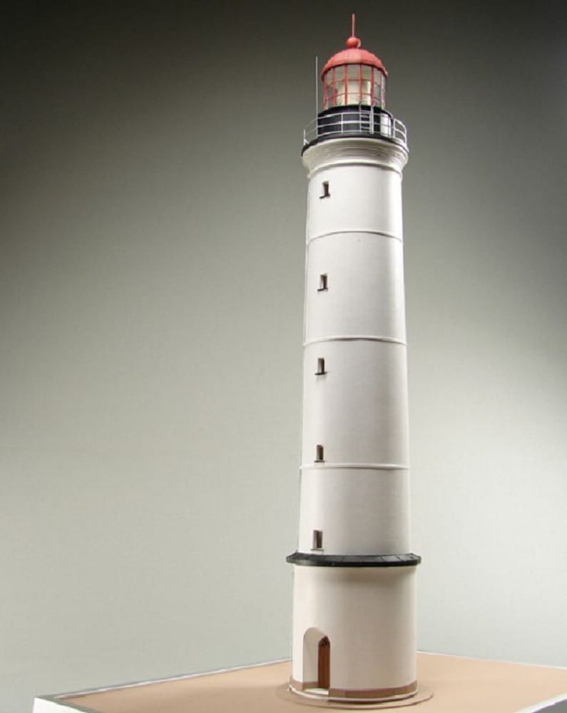 Shipyard Leuchtturm Sälskär Lighthouse Finnland 1868 1:72 Laser Kartonbausatz