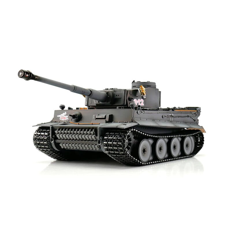 Torro Tiger 1 Fruehe Ausf. RC Panzer 1_16 Pro BB Kanonen-Rauch Holzkiste