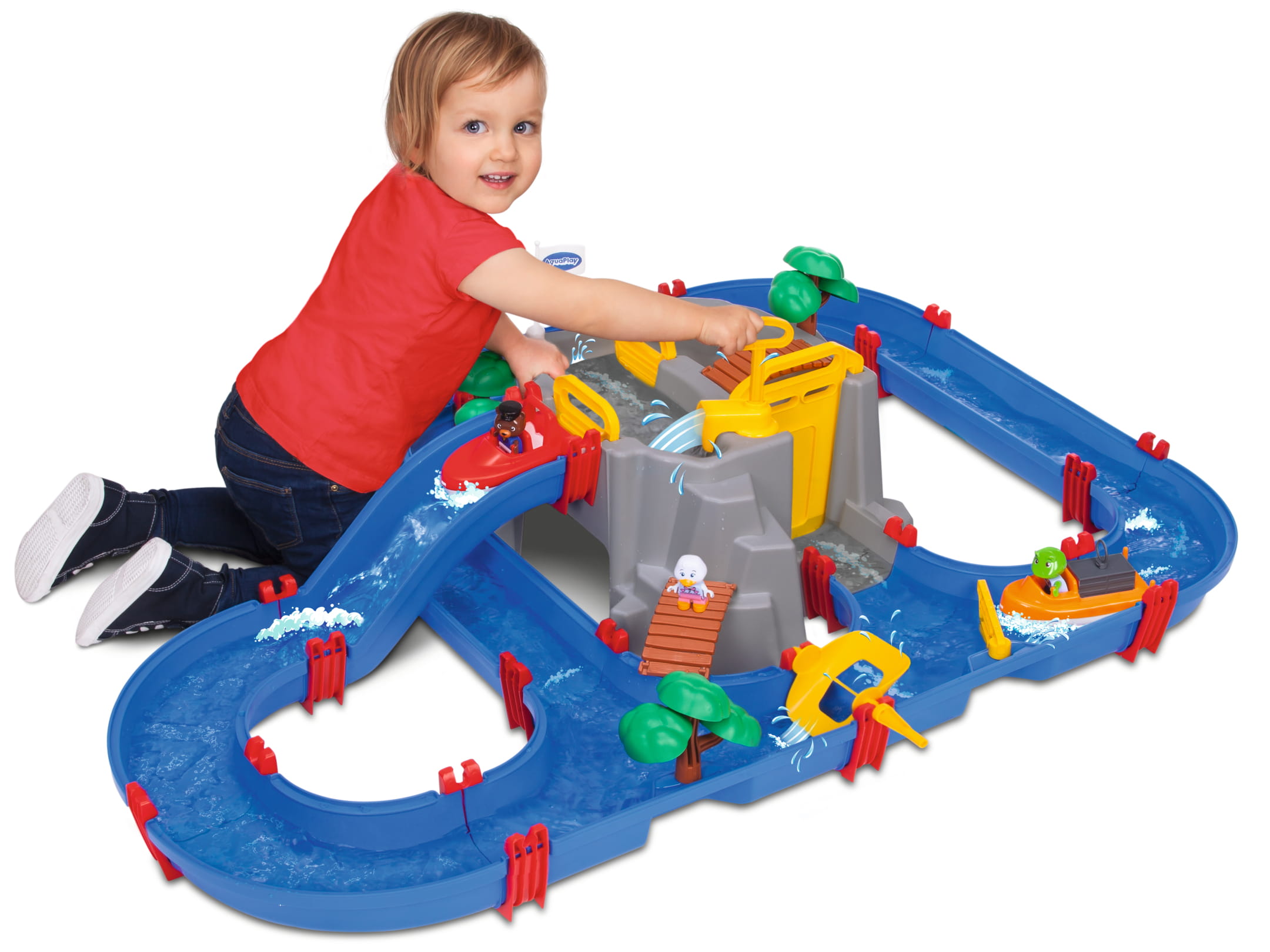 Aquaplay Mountain Lake Komplett Set Wasserbahn