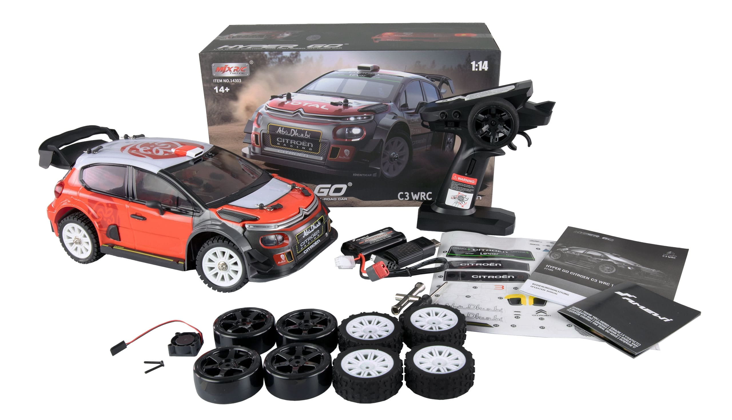 Amewi RC Hyper Go Citroen C3 WRC Rallye_Drift 4WD 1_14 RTR - RC-Zubehoer
