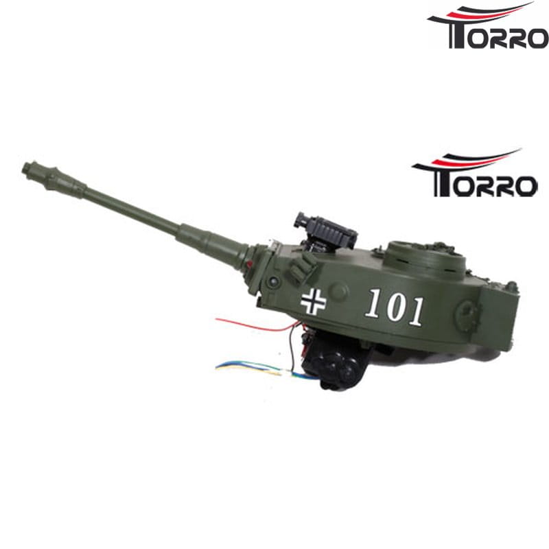 Torro Panzer 1_20 - Gefechtsturm Tiger Gruen - Ersatzteil - RC-Zubehoer