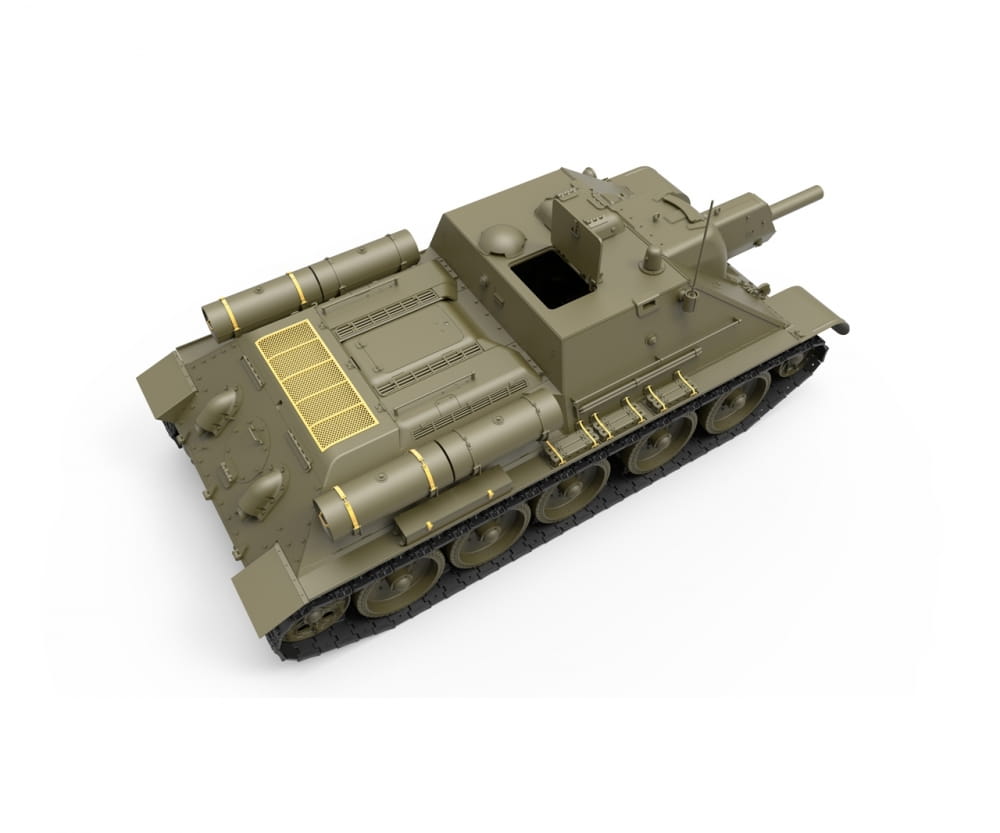 Plastikmodellbau von Miniart 1-35 su 122 mit prod m interieur
