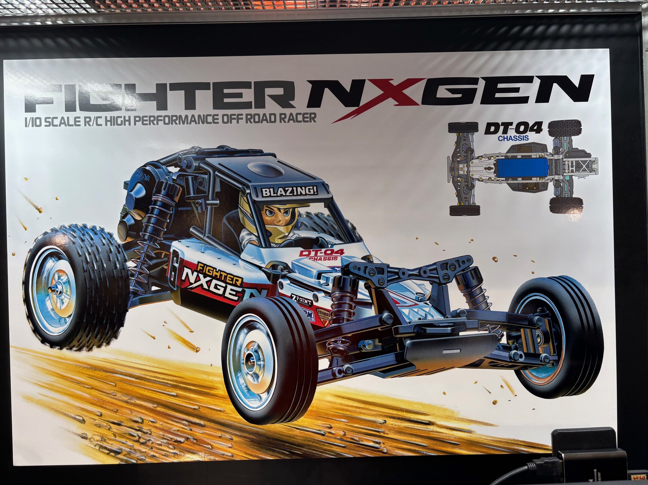 Tamiya DT-04 NXGEN Fighter Buggy Set mit Akku und Ladegeraet