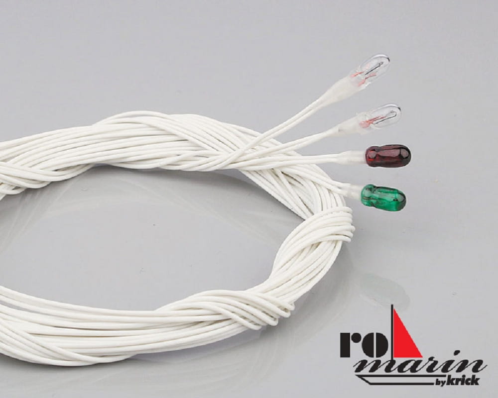 Romarin Glühlampen klar 6V D3 80 cm (VE2)
