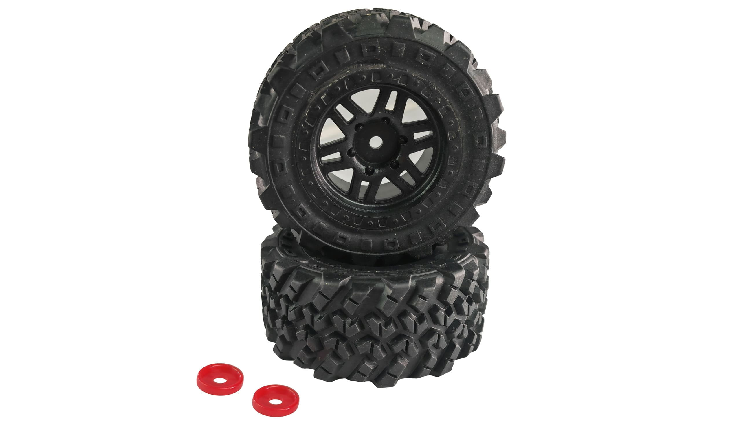 Amewi Reifen Komplettraeder Hyper Go 1_14 Sandbuggy_ 2 Stueck - RC-Zubehoer