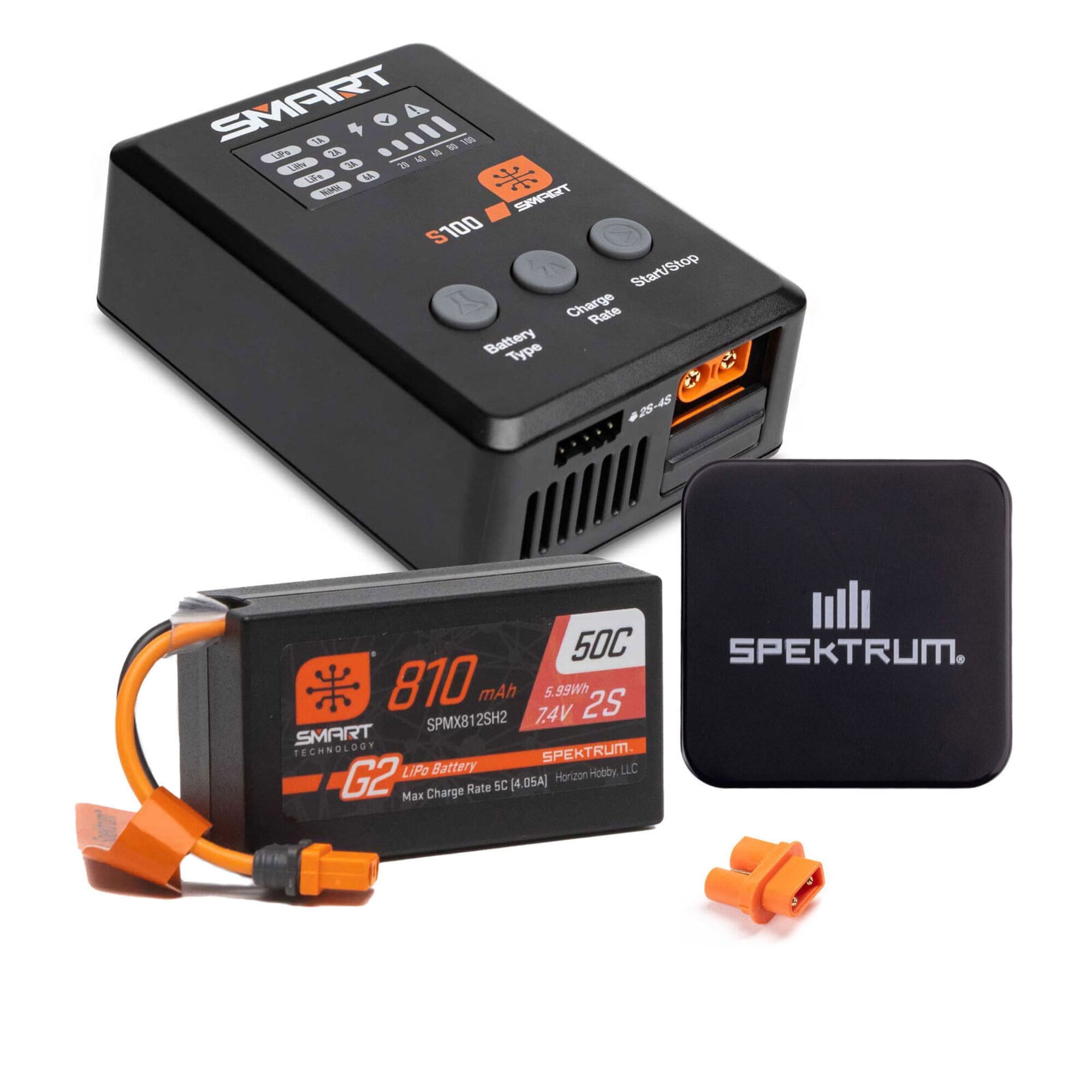 Spektrum S100 Smart Charger Set 65W Ladegeraet mit Netzteil