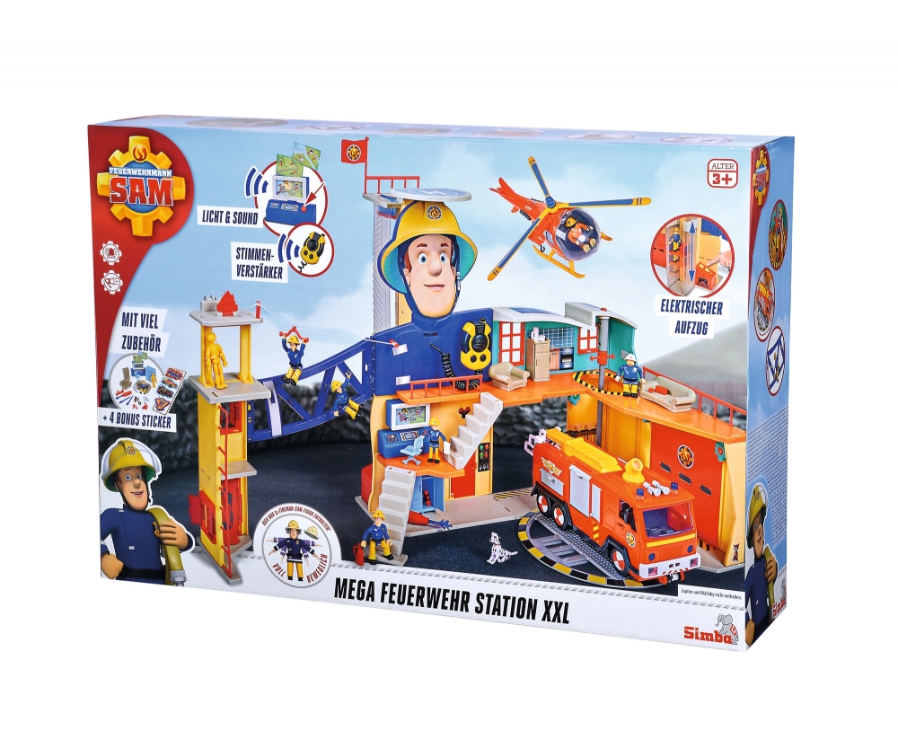 Simba Toys Sam Mega-Feuerwehrstation XXL