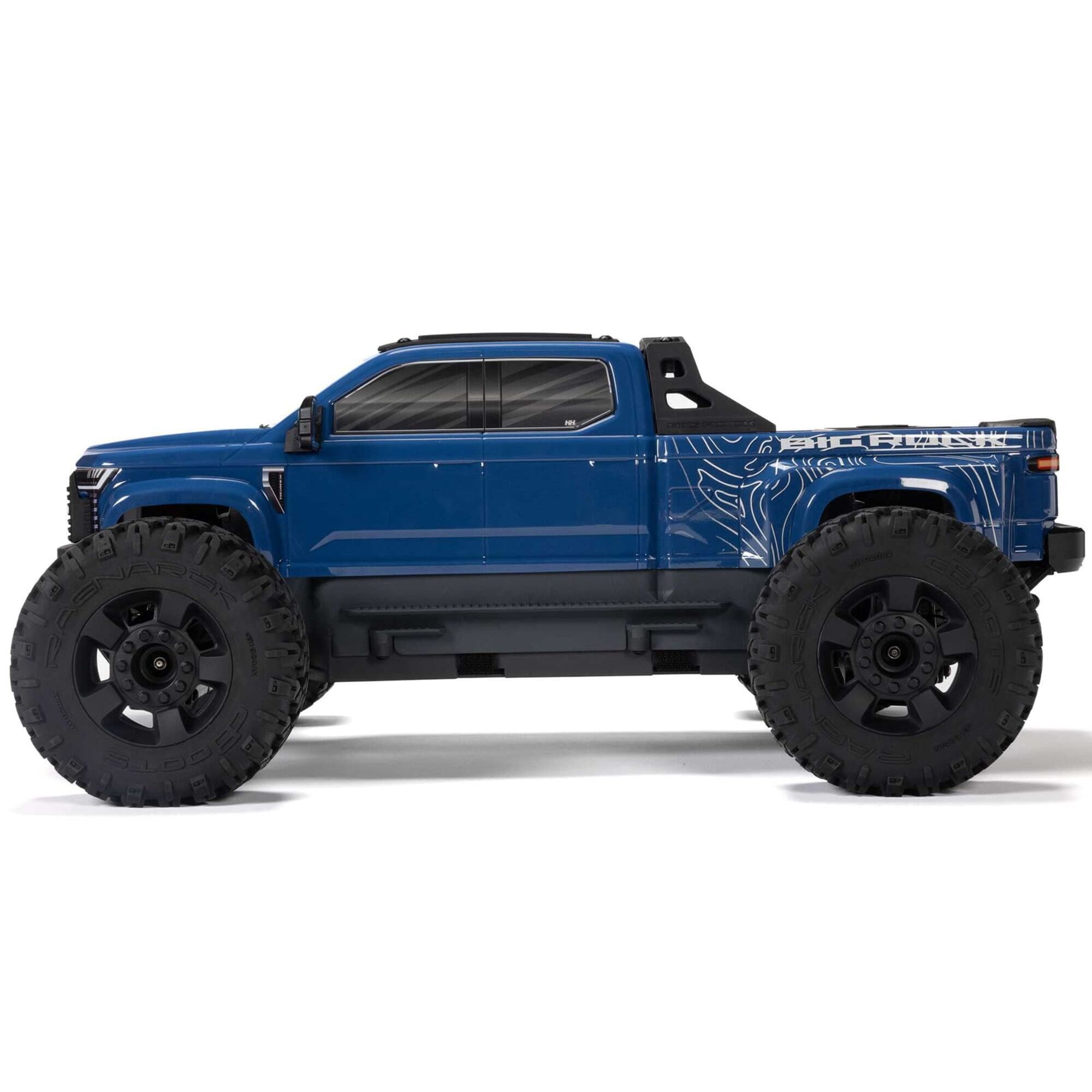 arrma big rock 223s blx 4x4 monster truck blau Arrma BIG ROCK 223S BLX 4X4 Monster Truck Blau RTR_ brushless bis 80 km_h