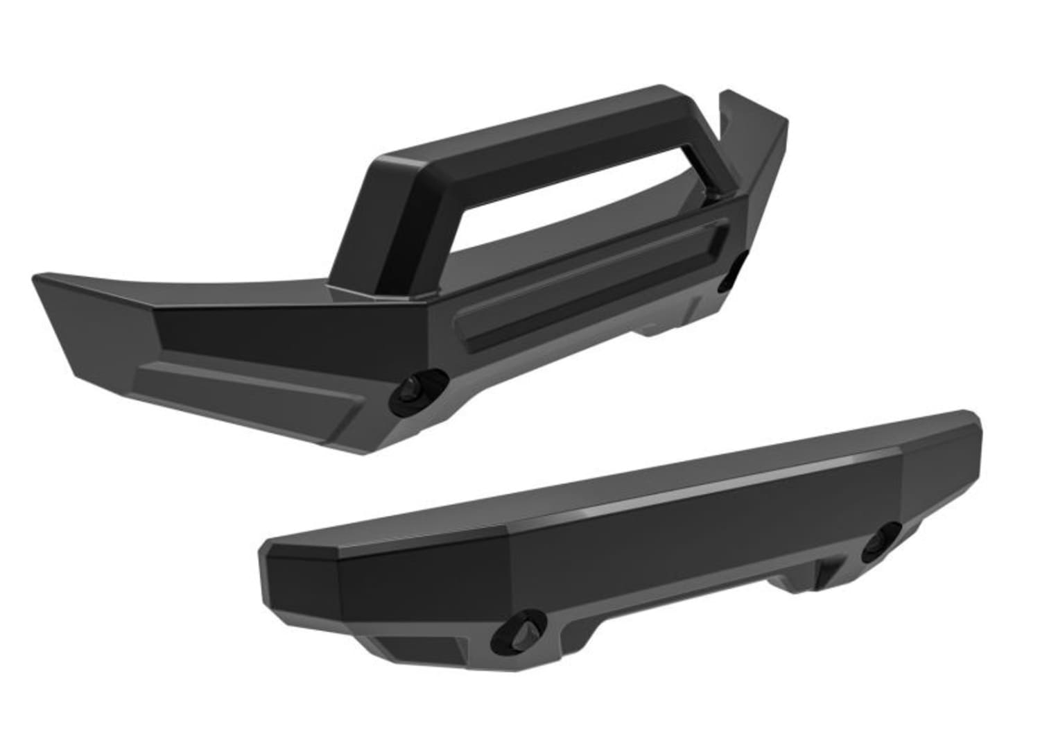Traxxas Bumper v_h schwarz - RC-Zubehoer