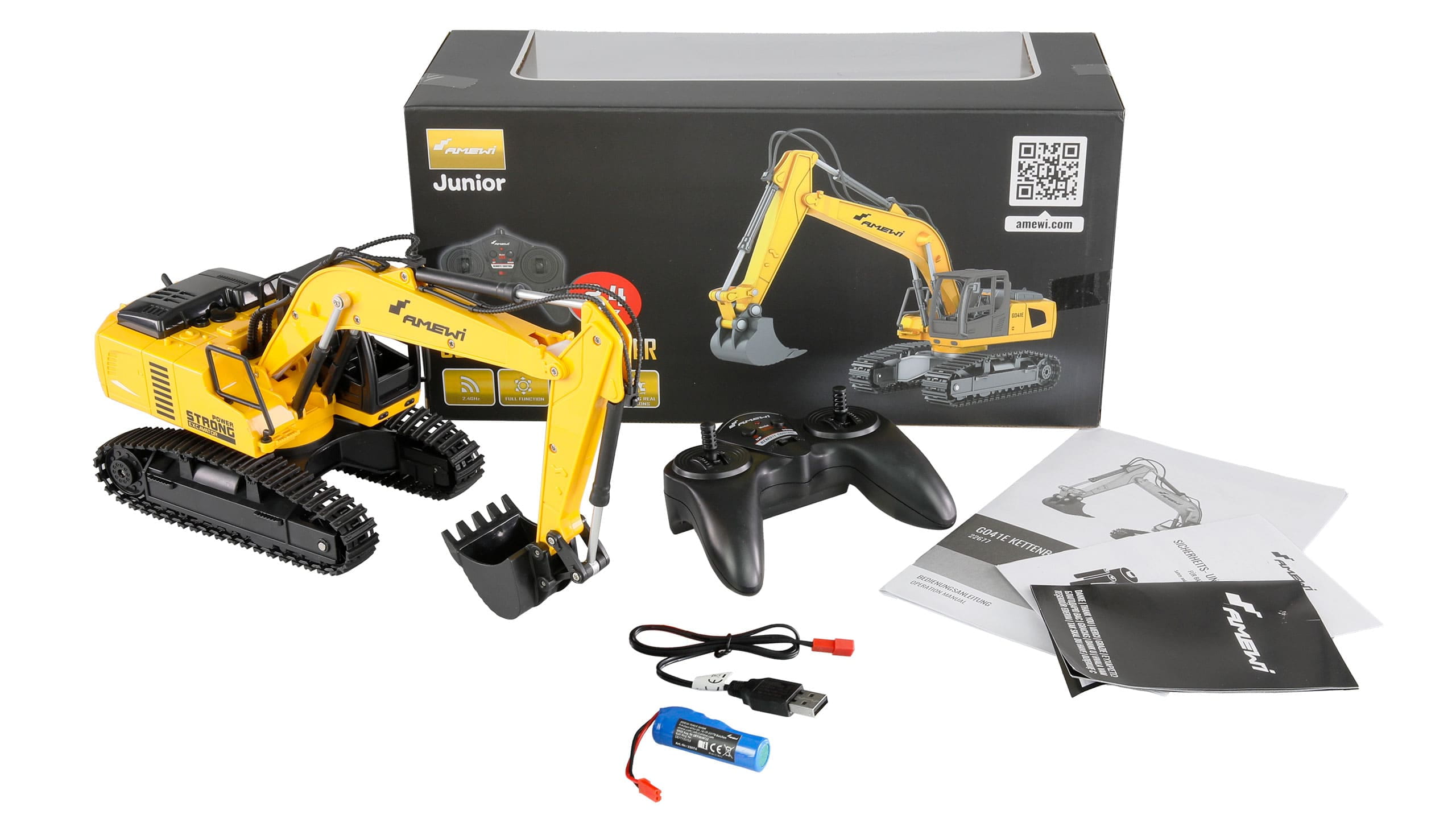 amewi rc g041e kettenbagger 1-24 rtr Amewi RC G041E Kettenbagger 1_24 RTR - RC-Zubehoer