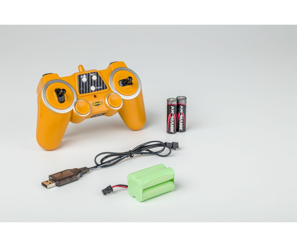 Carson RC Traktor 1:16 JCB mit Häng. 2,4Ghz 100% RTR Carson RC Traktor 1:16 JCB mit Häng. 2,4Ghz 100% RTR