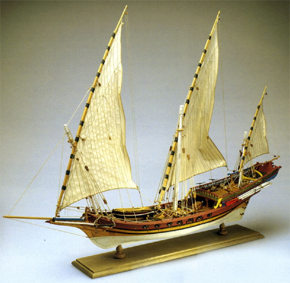 Krick Sciabecco Piratenschiff 1753 Baukasten