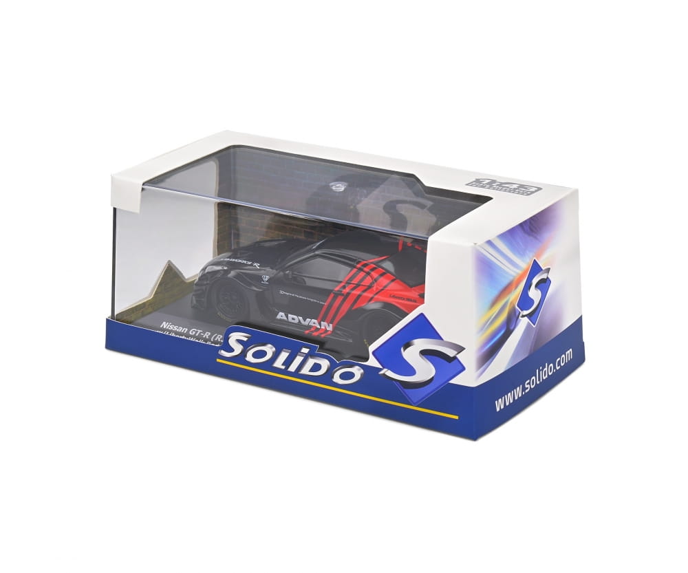 Solido 1_43 Nissan GTR35 LBWK rot Modellauto - RC-Zubehoer