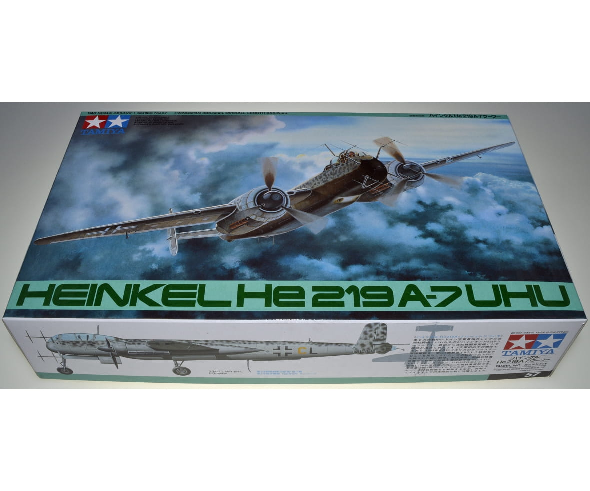 Tamiya 1:48 WWII Dt. Nachtjäg.Heinkel Uhu He219 Tamiya 1:48 WWII Dt. Nachtjäg.Heinkel Uhu He219