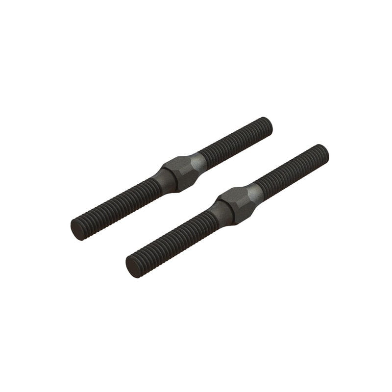 Arrma Steel Turnbuckle M4x48mm Black _2_ - RC-Zubehoer