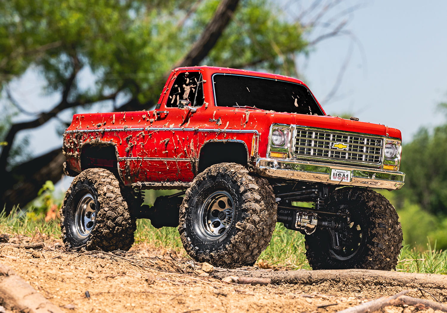 Traxxas RC Crawler TRX-4 Chevy K10 High Trail 1:10 RTR rot Traxxas RC Crawler TRX-4 Chevy K10 High Trail 1:10 RTR rot