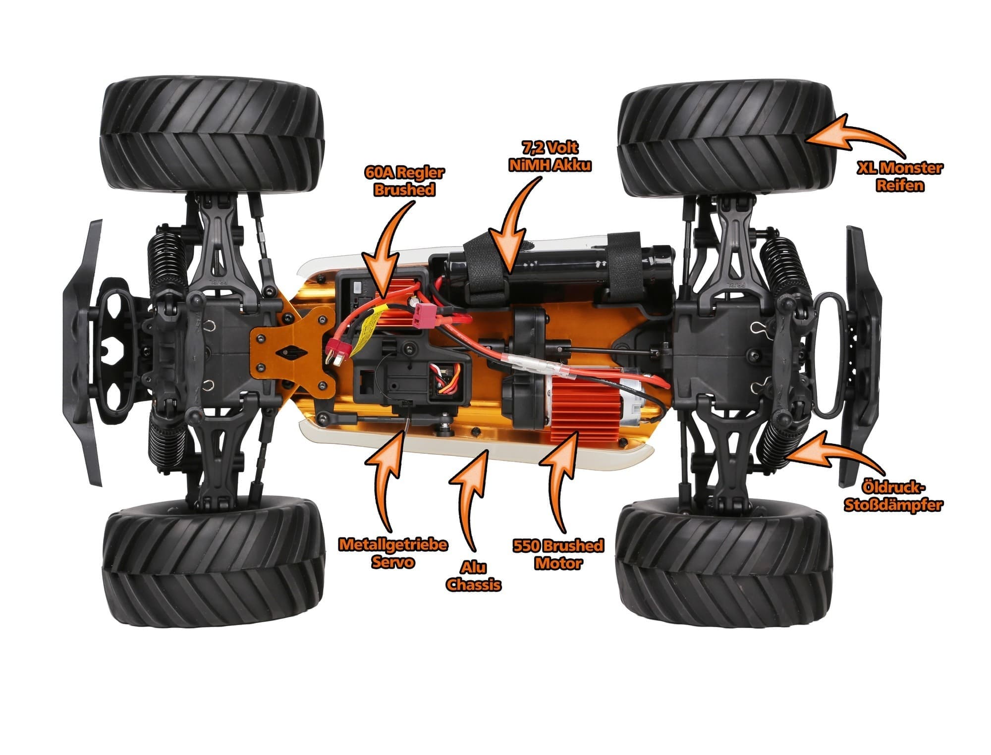 DF Models BigStrike RC Monstertruck 1_10 RTR mit Akku