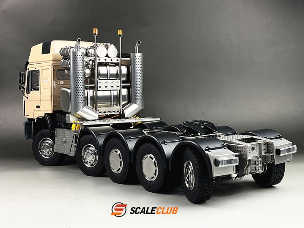 ScaleClub 1:14 10x10 MAN F2000 Schwerlast mit Liftachse