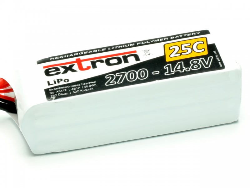 Extron LiPo Akku Extron X2 2700 - 14,8V (25C / 50C)
