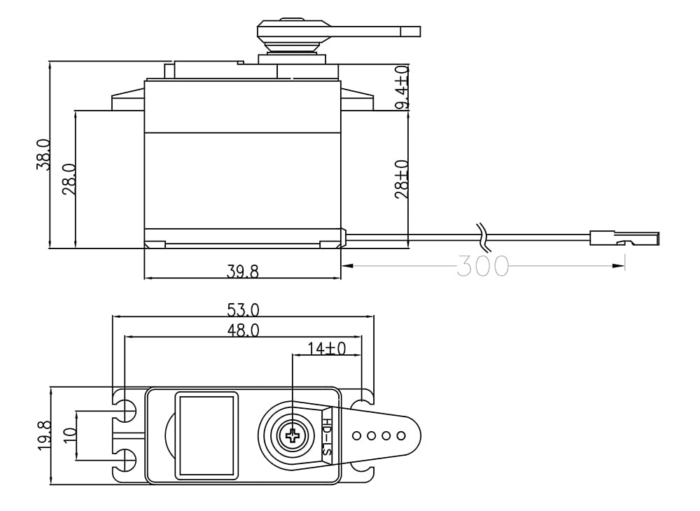 Hitec Servo D485HW - RC-Zubehoer