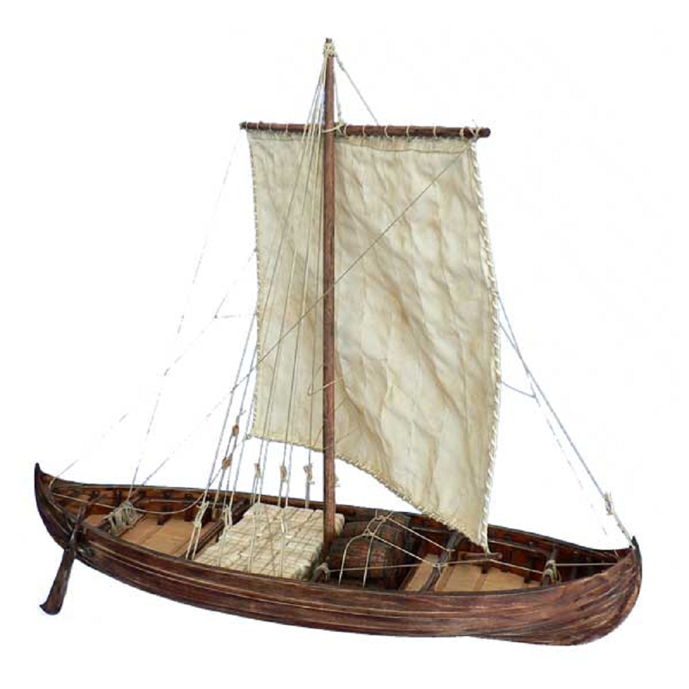 Knarr Wikingerschiff 1_35 Bausatz - Historischer Frachtkahn aus dem 11. Jahrhundert - RC-Zubehoer