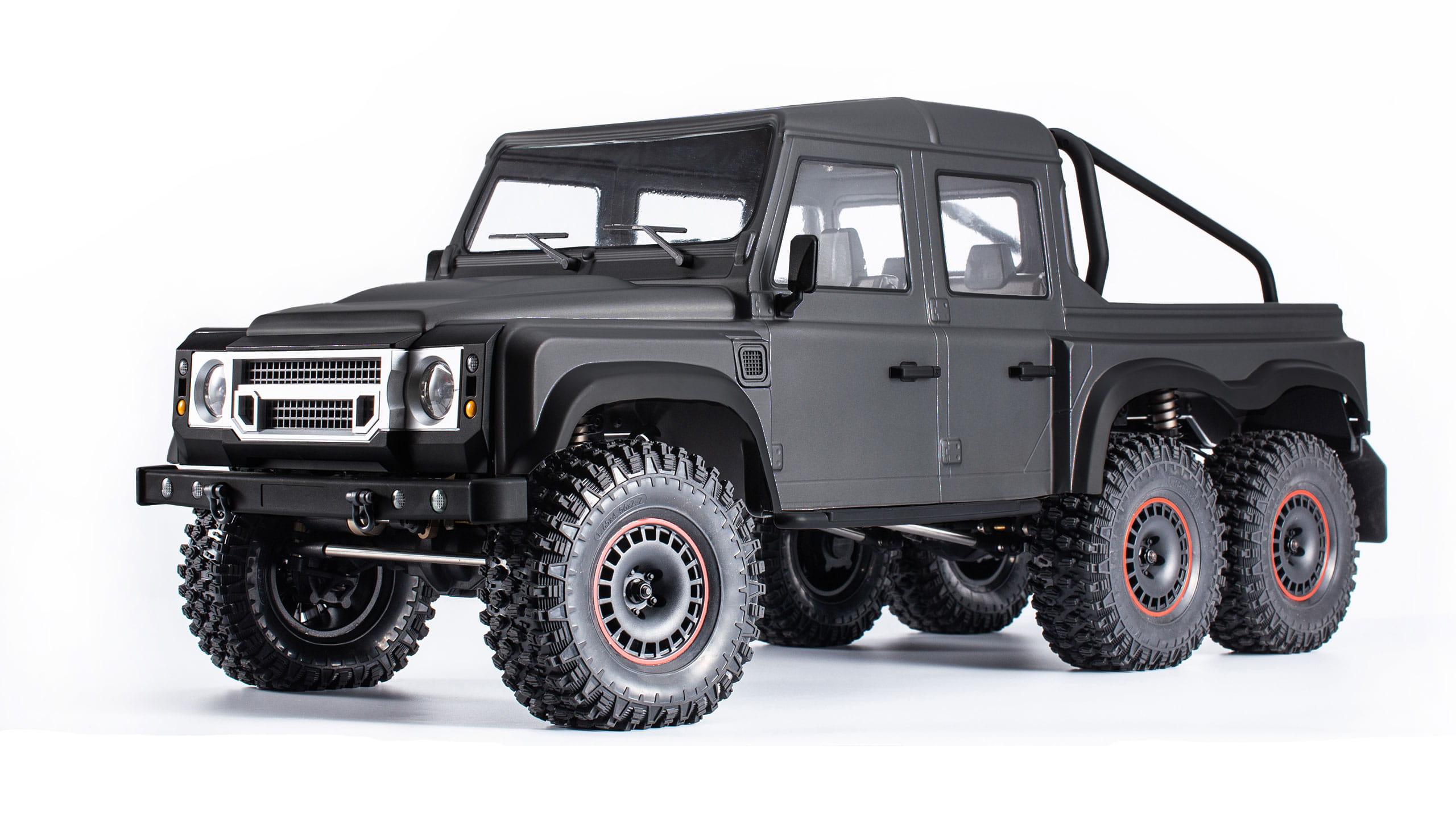 Amewi AMXRock RCX10.3P Scale Crawler 6x6 Pick-Up 1:10 ARTR grau