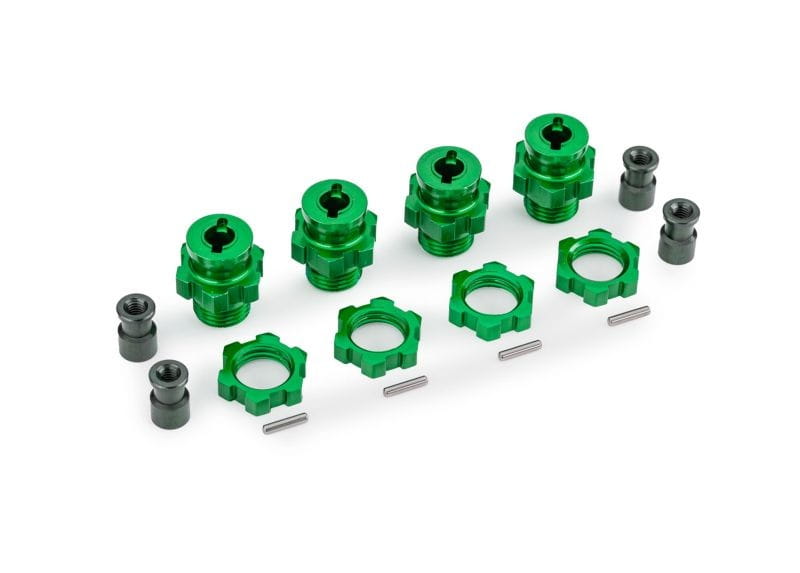 17mm Radmitnehmer mit Muttern HD gruen