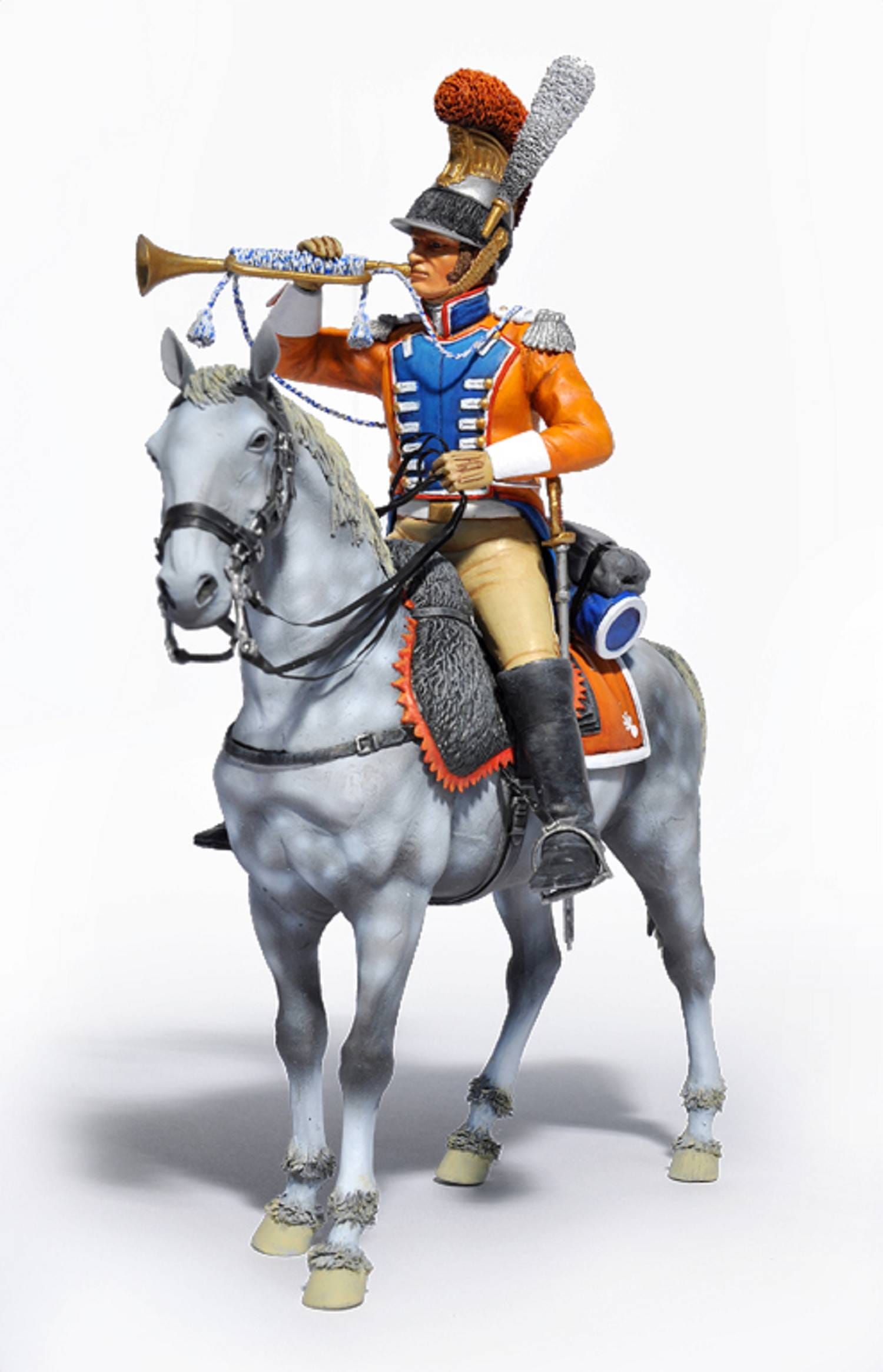 MiniArt 1:16 Figuren Kür. Trompeter 2.We. Reg. 1809 Plastik Modellbau