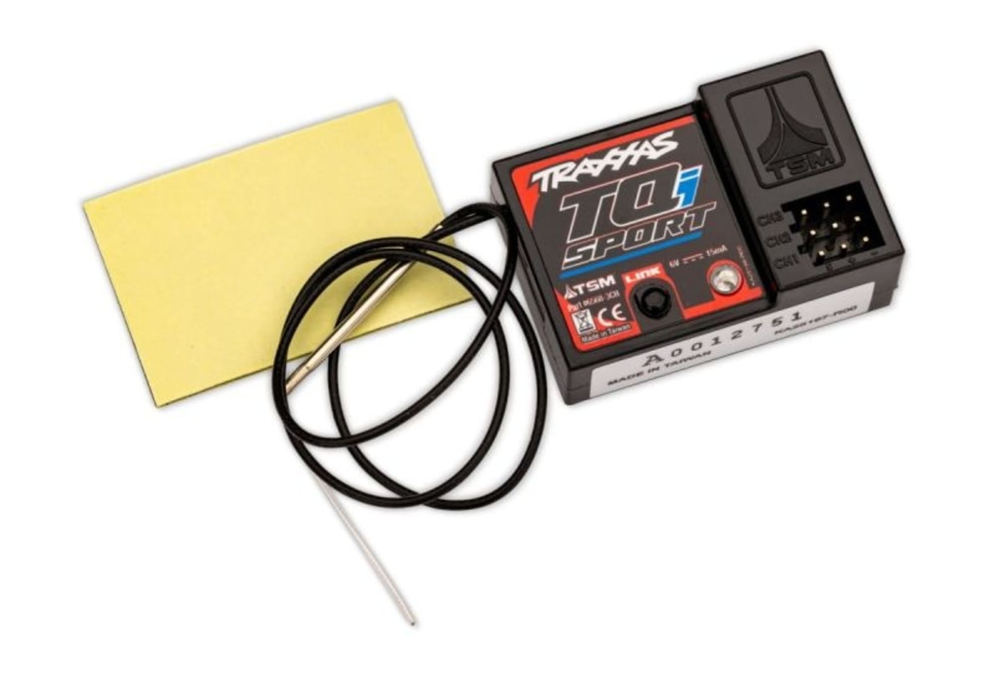Traxxas TQi Sport 3-Kanal 2,4 GHz Empfänger mit TSM 6568-3CH