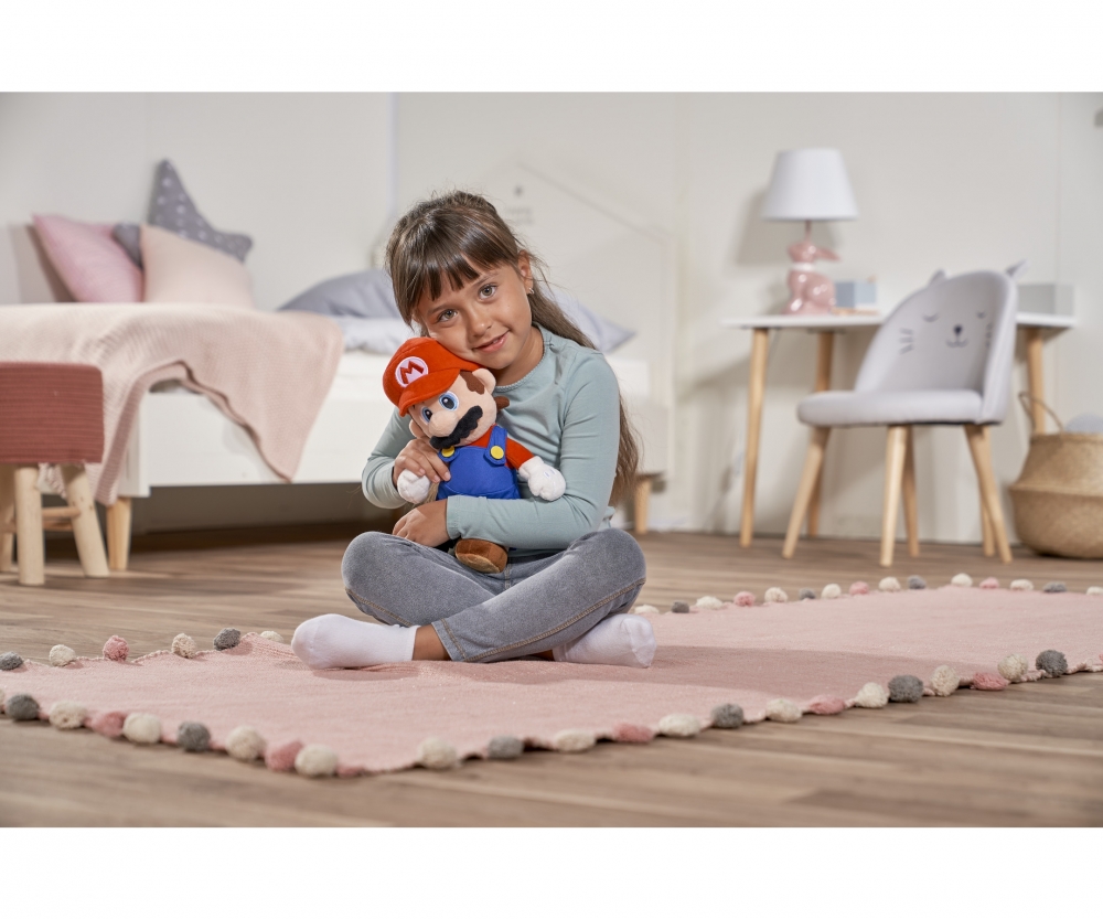 Simba Toys Super Mario Mario Plüsch Figur, 30cm