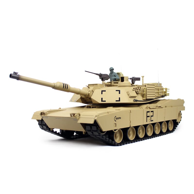 Torro RC Panzer M1A2 Abrams sand BB+IR (Metallketten) 1:16