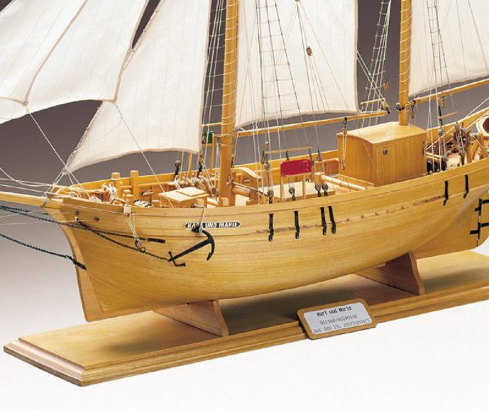 karl und marie bausatz 1-40 historisches ostsee galeasse modell