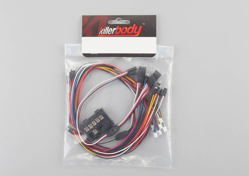Killerbody LED Unit Set mit Kontroller Box _12x 3mm LEDs_ - RC-Zubehoer
