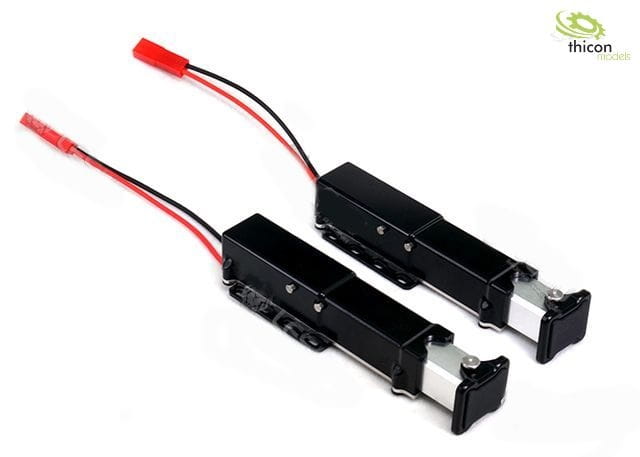 Lesu Aufliegerstuetzen elektrisch Paar aus Metall - RC-Zubehoer