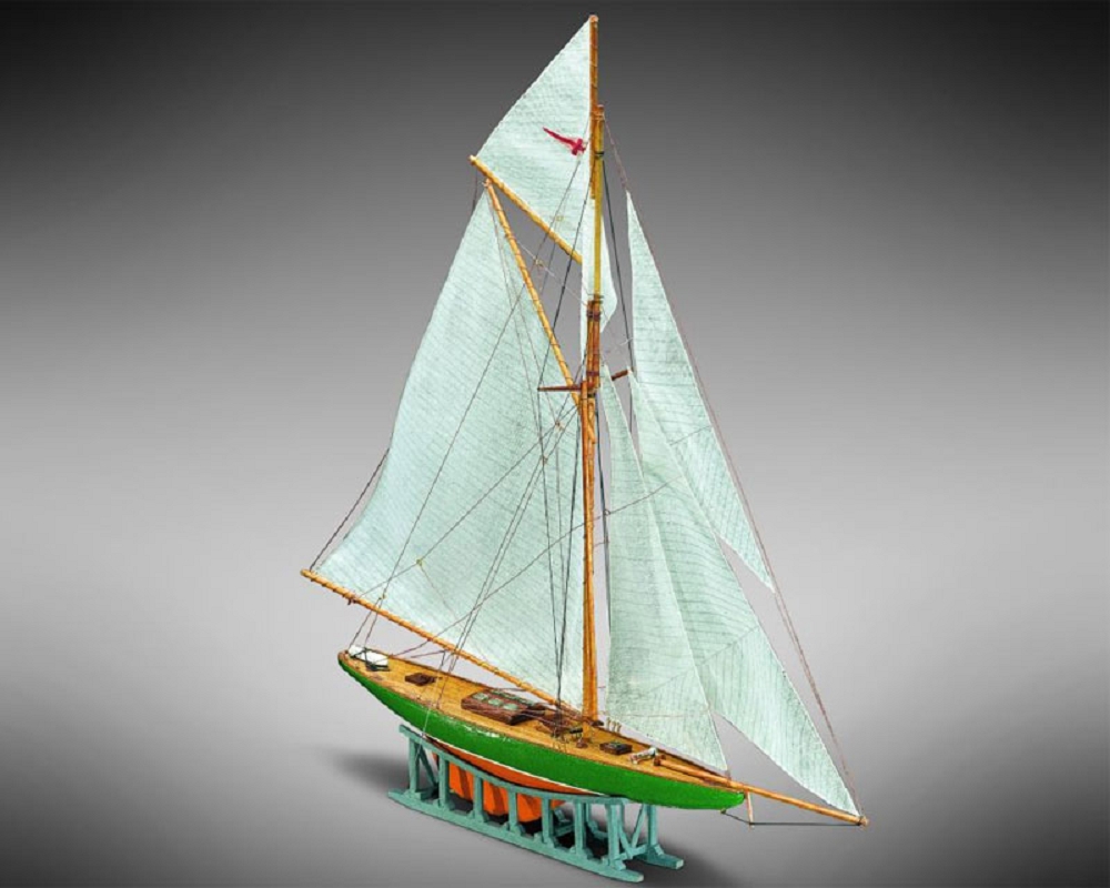 Mini Mamoli Schiff Shamrock 1:170 Holz Bausatz