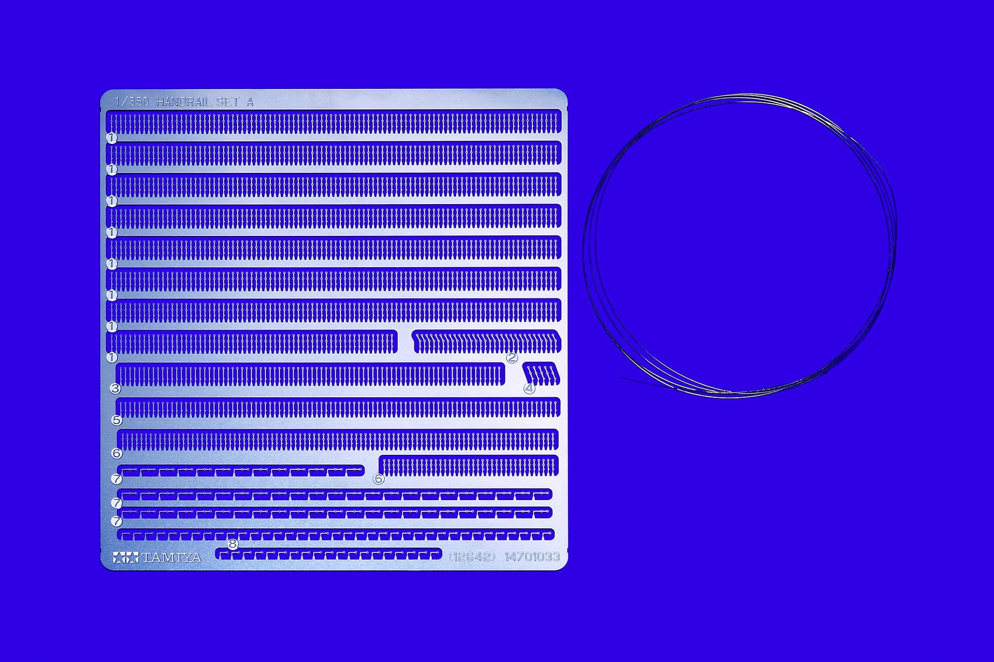 Tamiya Photoätz Handlauf/Reling Set A 1:350 Plastik Modellbau Bausatz Zubehör Tamiya Photoaetz Handlauf_Reling Set A 1_350 Plastik Modellbau Bausatz Zubehoer - RC-Zubehoer