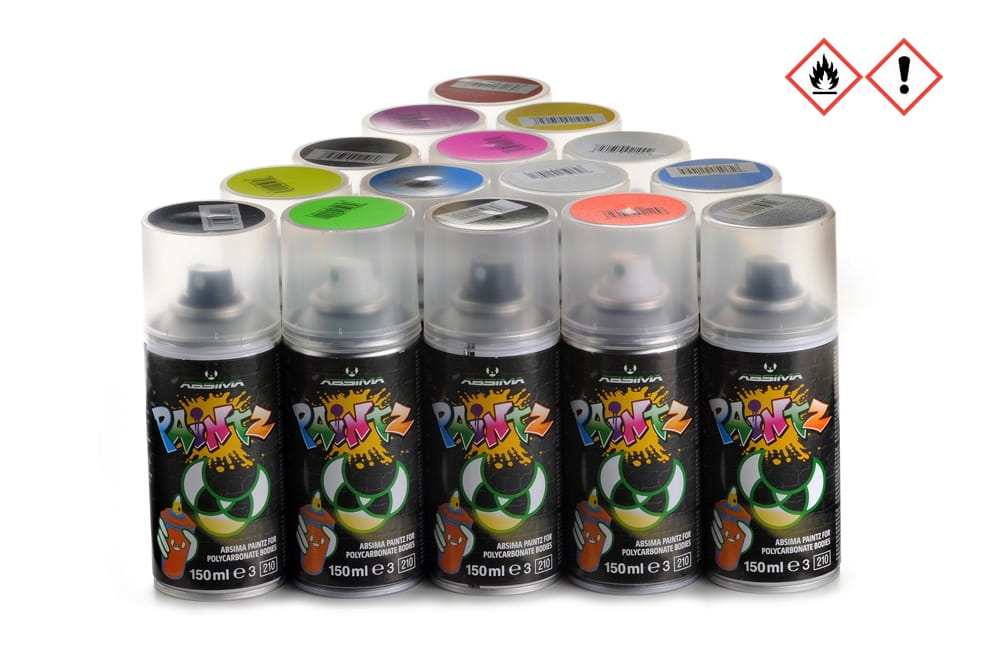 Absima Polycarbonat Spray "PAINTZ FLUO GRÜN" 150ml