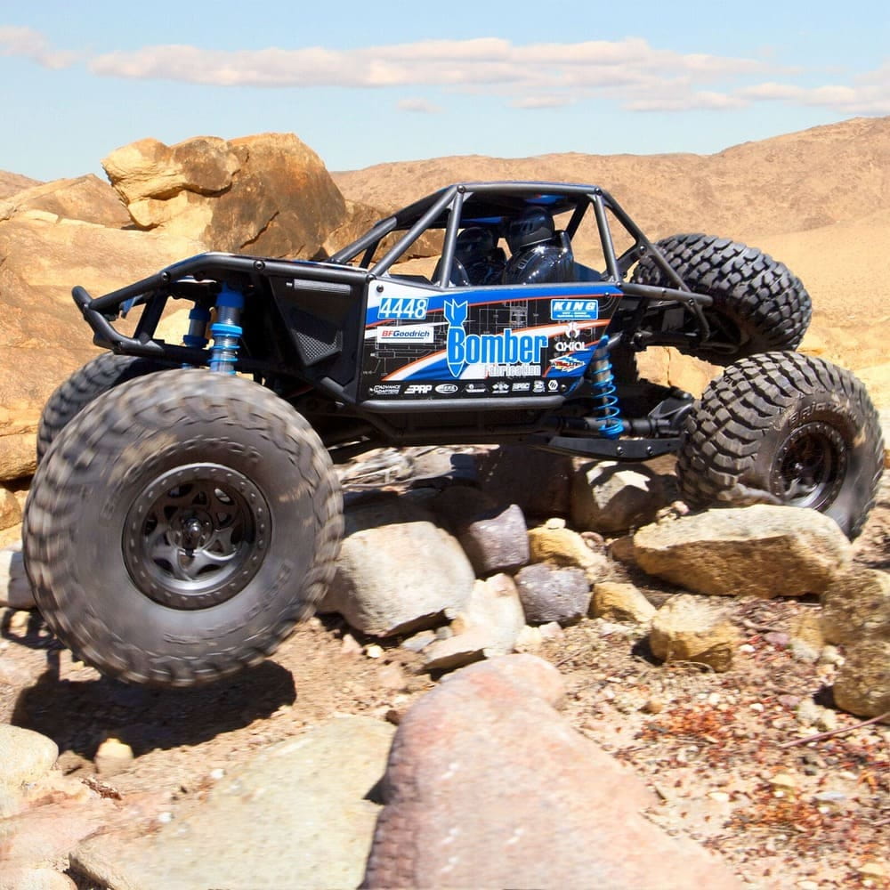 Axial RR10 Bomber 1_10 RTR Rock Racer 4WD Brushed mit Karosserie und Fernsteuerung