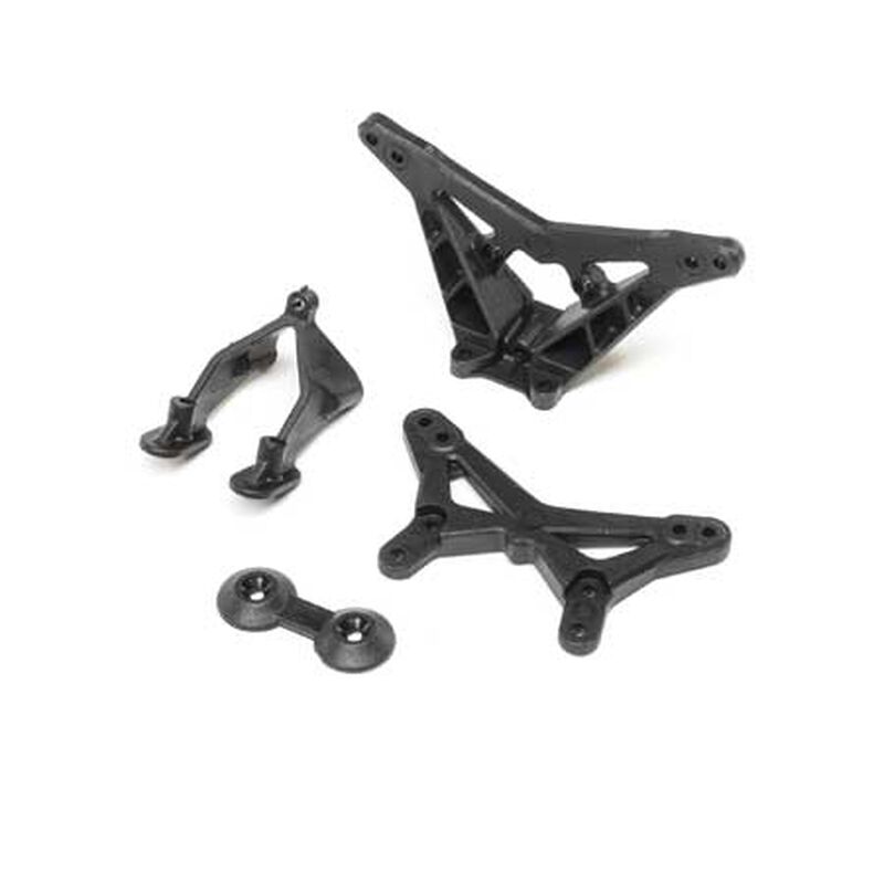 Losi FR/RR Shock Tower, Wing Stay: Mini-B