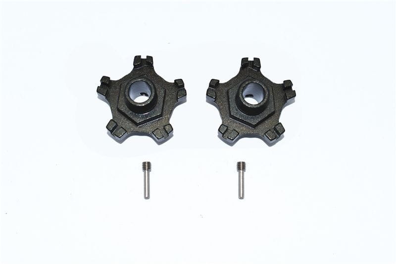 GPM Alu Radadapter Hex (+6mm) schwarz für ARRMA Infraction 6s