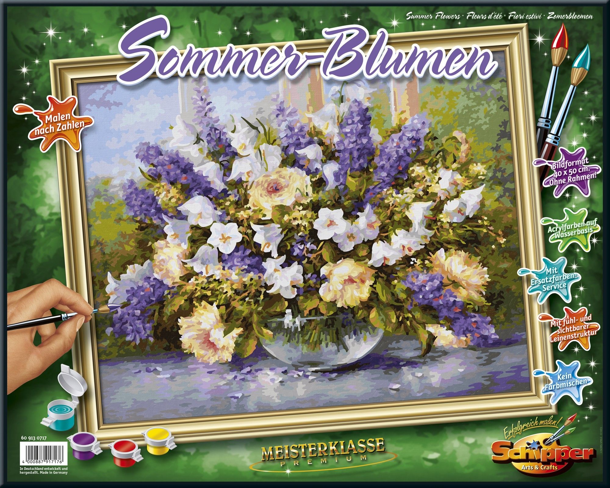 Schipper Malen nach Zahlen Sommerblumen
