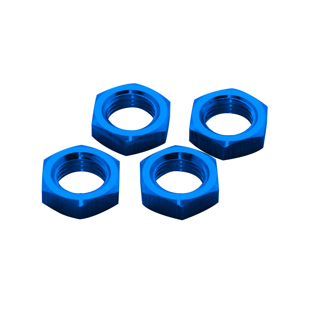Hobao BLUE 1_8TH WHEEL NUTS _4_ _ALSO FIT MUGEN_ - RC-Zubehoer
