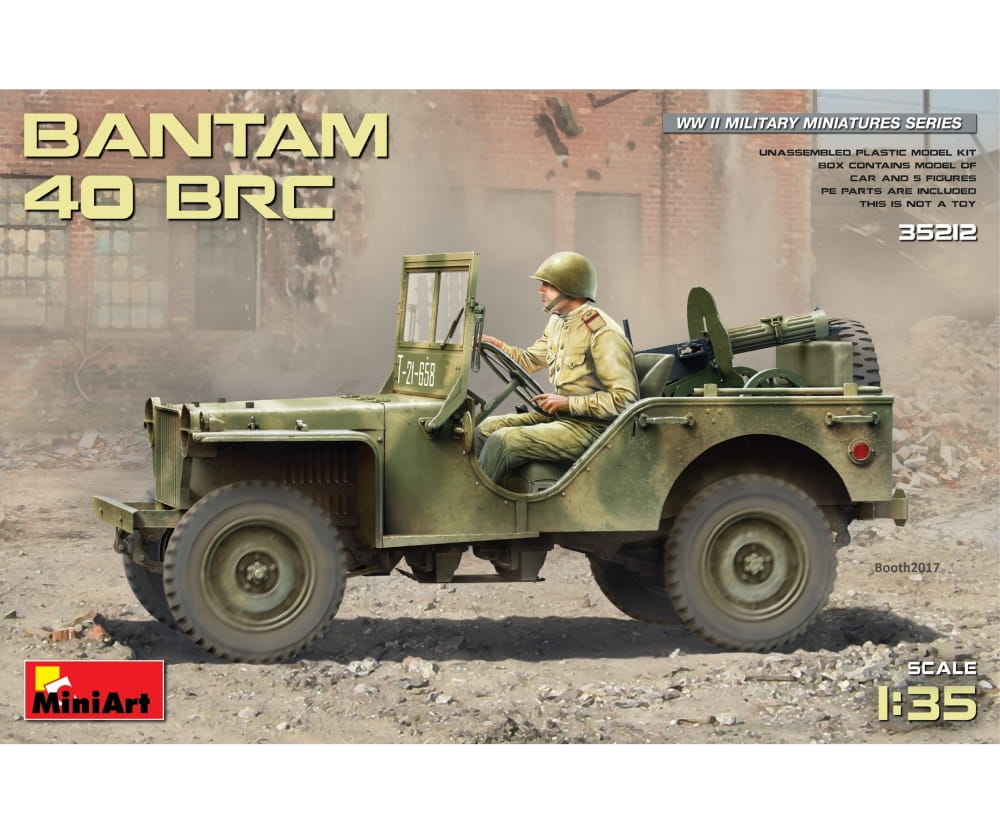 Plastikmodellbau von Miniart 1-35 bantam 40 brc 5 leicht fahrze