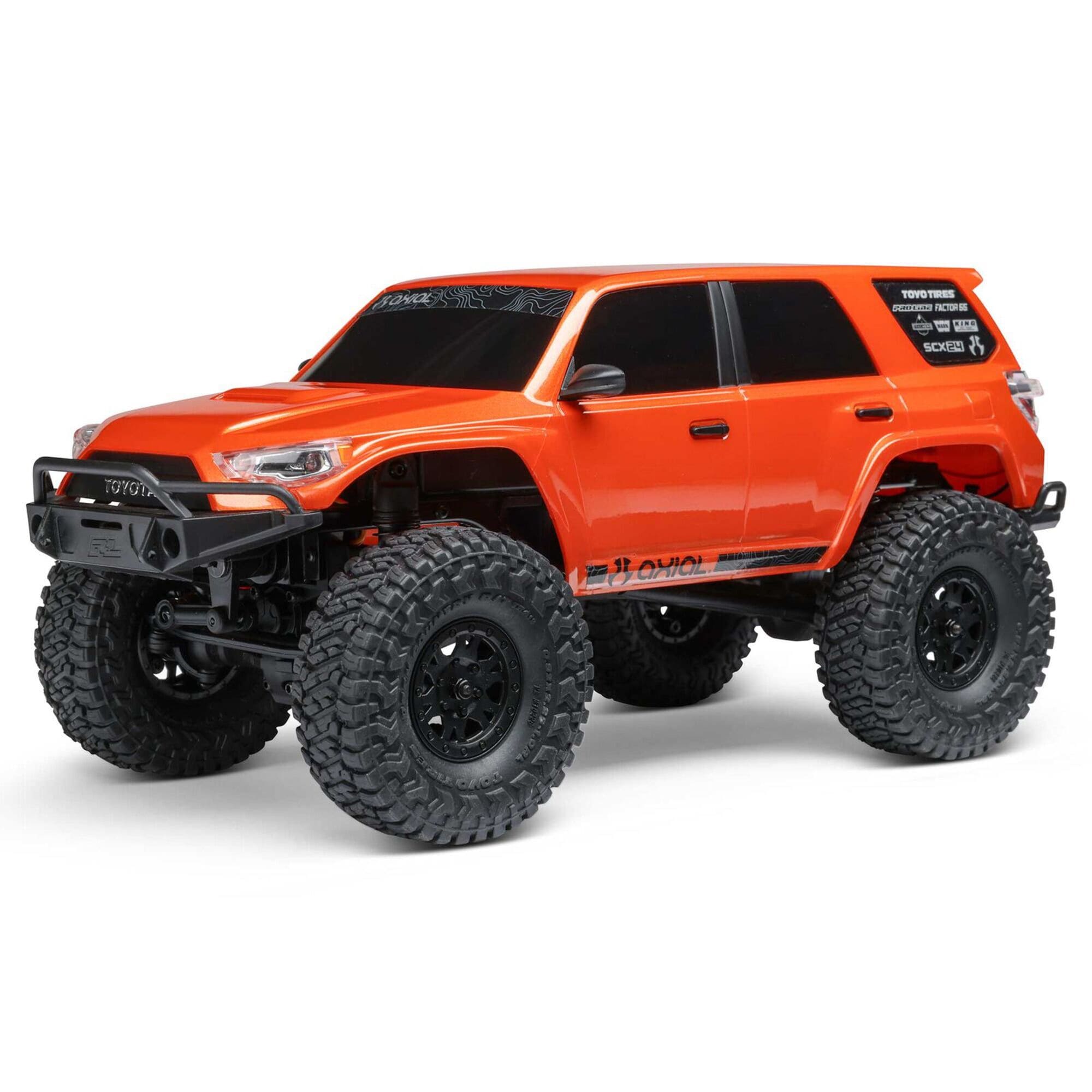 Axial SCX24 Toyota 4Runner 1_24 RTR RC Rock Crawler orange