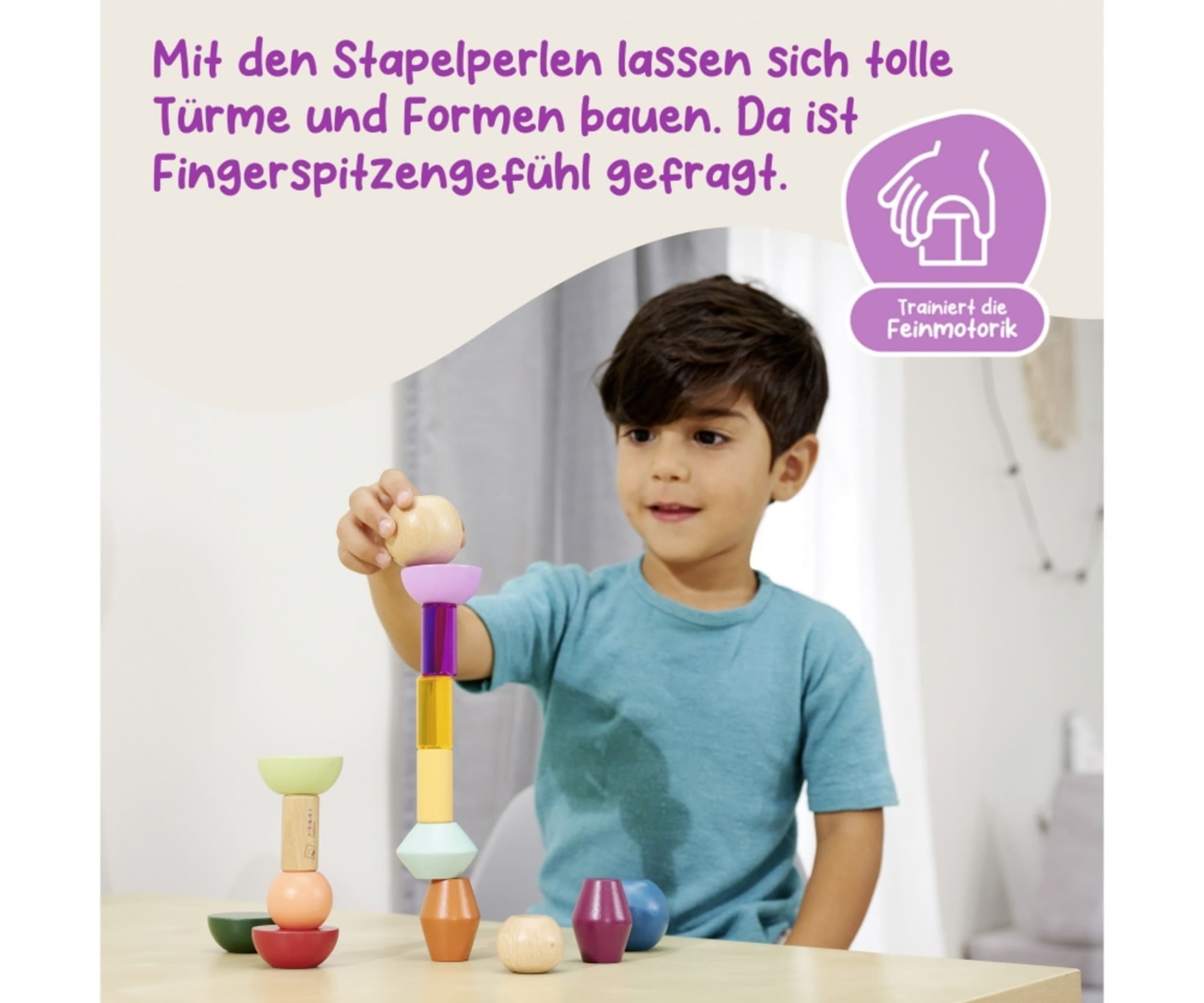 Eichhorn Montessori Stapelperlen
