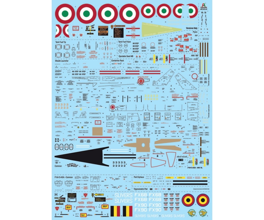 Italeri 1:32 F-104G/S - RF-104G Starfighter Italeri 1:32 F-104G/S - RF-104G Starfighter